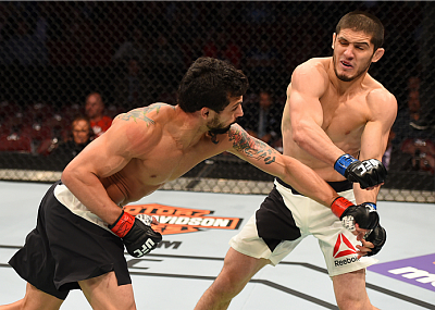 Islam Makhachev and Adriano Martins